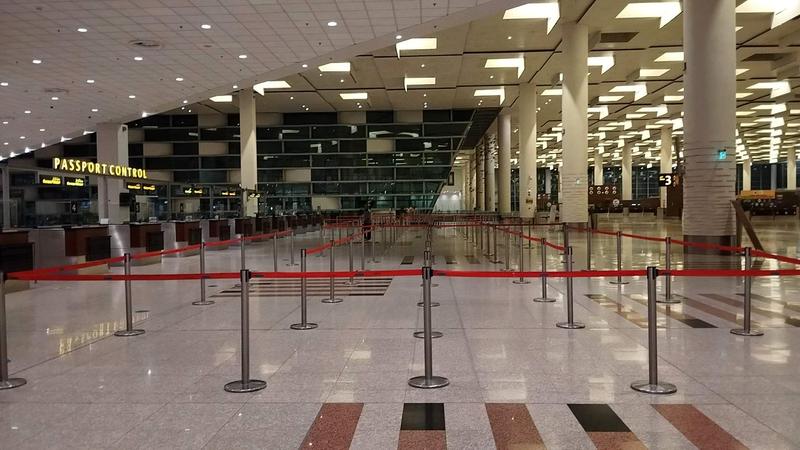 这是5月7日拍摄的已关闭的巴基斯坦伊斯兰堡国际机场。（文内配图均自新华社）